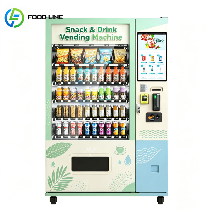 Food Snacks Vending Machine - スナック自動販売機 スマート自動キャンディ・食品・飲料ディスペンサー 冷蔵セルフサービス事業 カスタマイズ可能