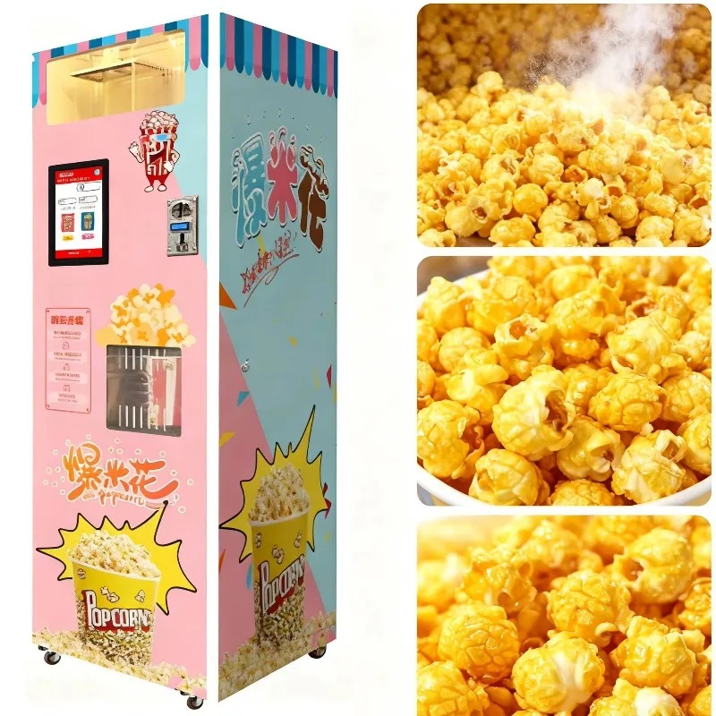 Food Snacks Vending Machine - カスタマイズ可能なベストセラーインテリジェントハイテク自動ポップコーンメーカー、ポップコーンマシン、スナックフードポップコーンマシン、自動販売機