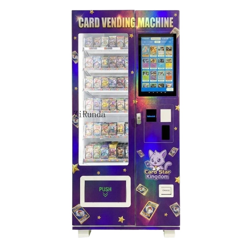 Food Snacks Vending Machine - 美容製品、自動販売機、大型タッチスクリーン、食品やスナック、年齢確認機能付きクレジットカード決済システム