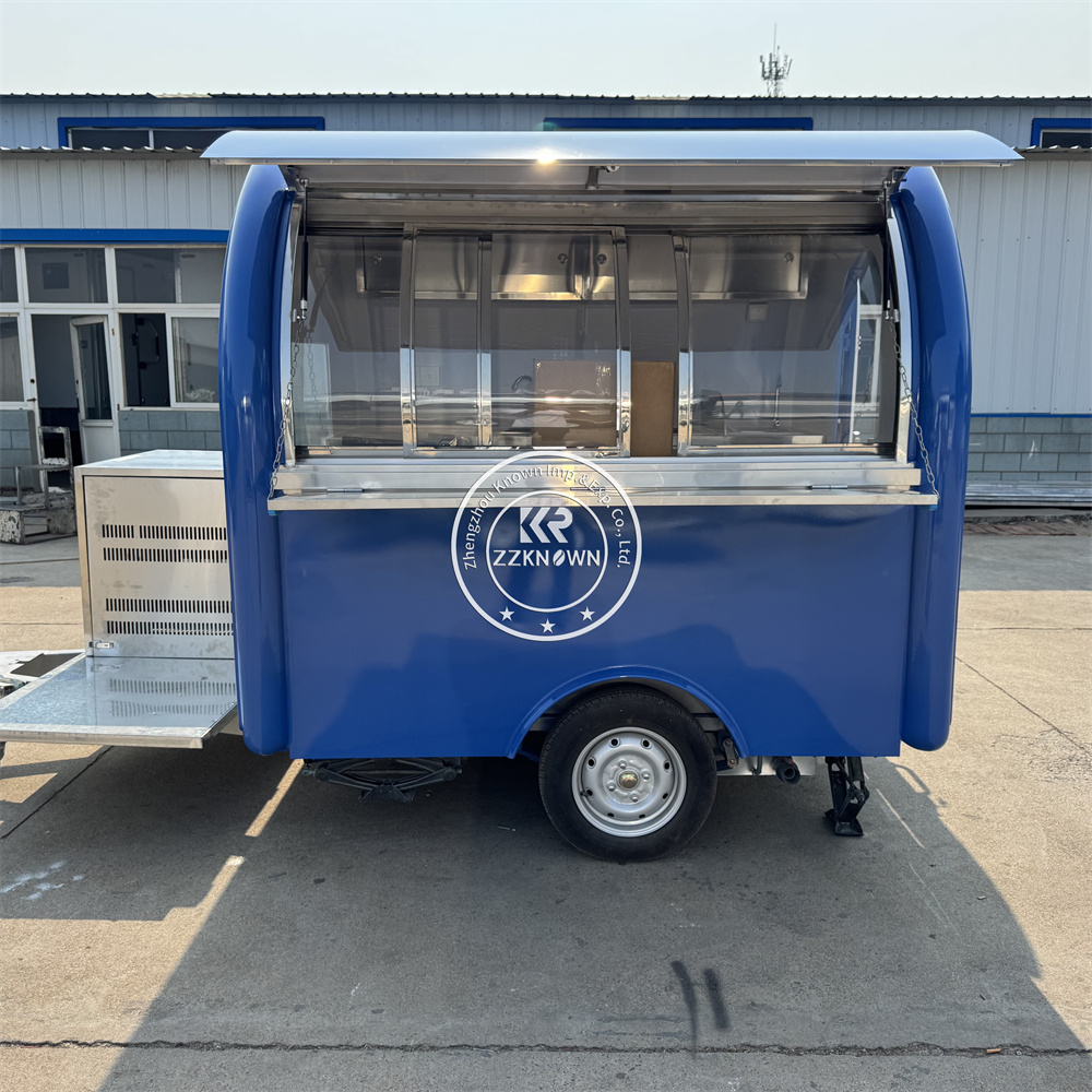 Food Snacks Vending Machine - 屋外モバイルバートレーラートラックストリートモバイルコーヒーティーカートスナックマシンモバイルキッチンコンセッションフードトラック（車輪付き）