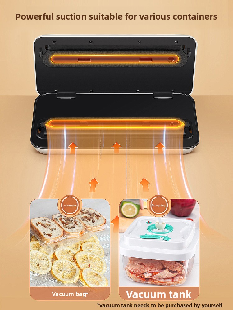 ミニ真空シーラーマシン自動家庭用食品シーリングマシン、スナッ - Food Snack のレビューと価格