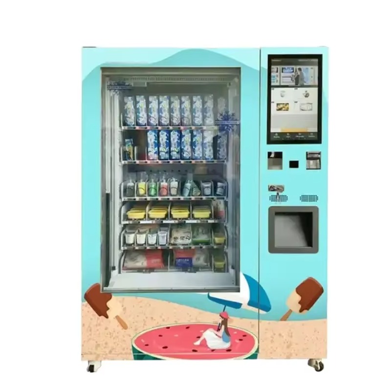 自動販売機（氷、水、ドリンク、スナック、冷凍食品、アイスクリ - Food Snacks Vending Machine のレビューと価格