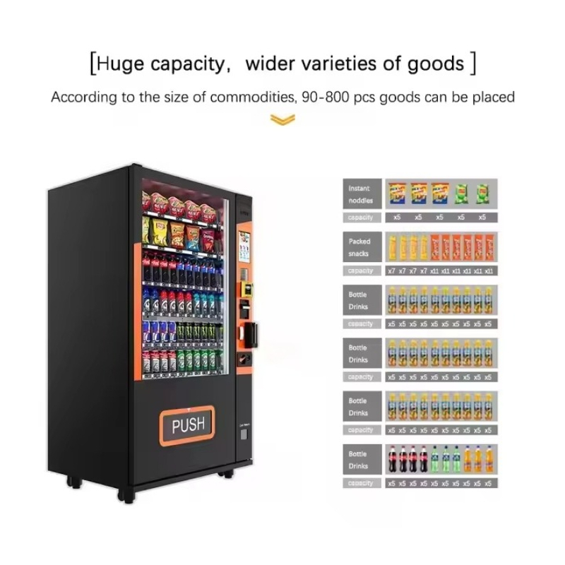 カスタマイズ可能なタッチスクリーン式スマートミニドリンク＆ス - Food Snacks Vending Machine のレビューと価格