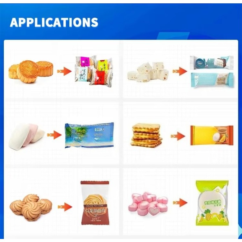 ソフト綿菓子スナック用自動枕型包装機 - 安定したシーリング - Food Snack のレビューと価格