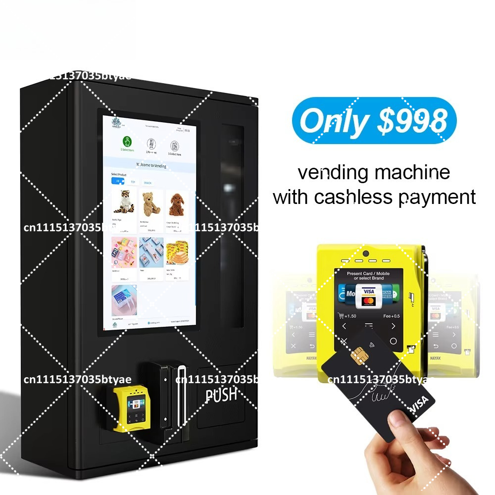 24時間営業の大容量自動販売機、スナック・飲料・食品対応の壁 - Food Snacks Vending Machine のレビューと価格