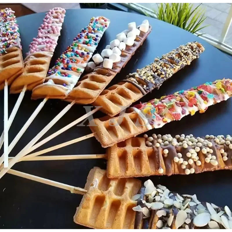 新スナック食品高品質鉄製ミニロリポップワッフルスティックメー - Quality Food Snacks のレビューと価格