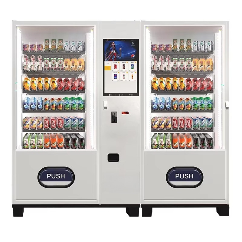 自動冷蔵飲料販売機スマート飲料スナック食品ディスペンサー商業 - Food Snacks Vending Machine のレビューと価格