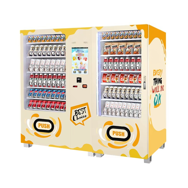 自動冷蔵飲料販売機スマート飲料スナック食品ディスペンサー商業 - Food Snacks Vending Machine のレビューと価格