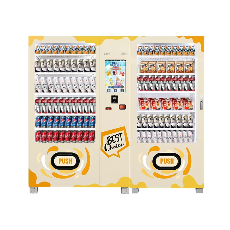 自動冷蔵飲料販売機スマート飲料スナック食品ディスペンサー商業 - Food Snacks Vending Machine のレビューと価格