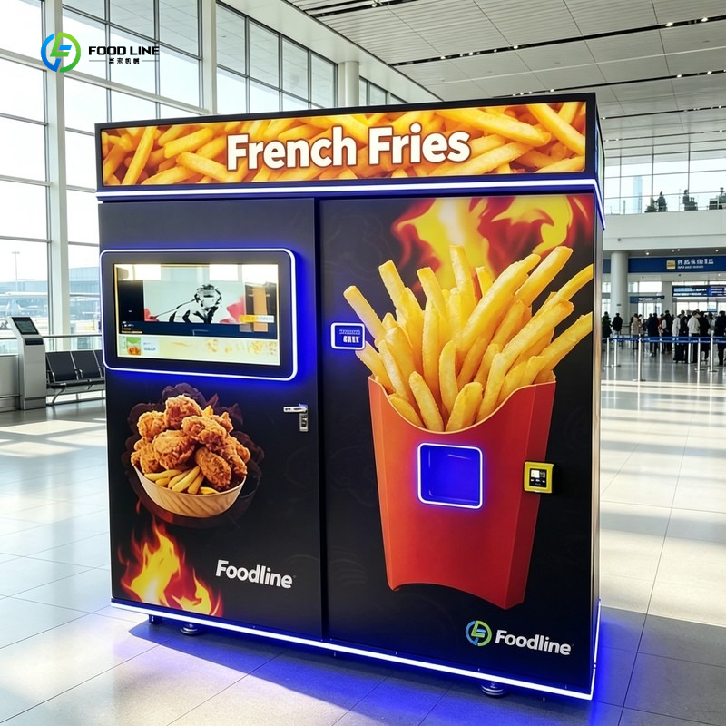 スナック自動販売機、自動加熱式フライドポテト自動販売機、ファ - Food Snacks Vending Machine のレビューと価格