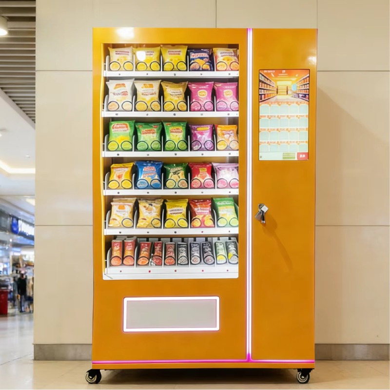 自動販売機、業務用飲料販売機、スマートフードセルフサービス機 - Food Snacks Vending Machine のレビューと価格