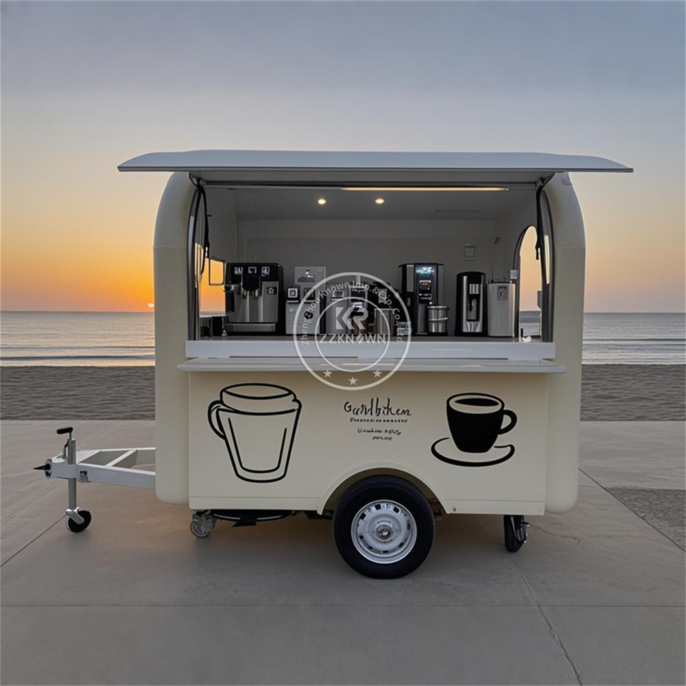 高品質欧州基準ストリートモバイルファーストフードトレーラー、 - Quality Food Snacks のレビューと価格